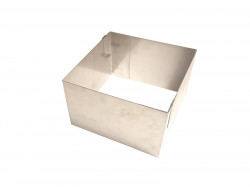 Pevná rozložitelná forma čtverec 15x15cm (výška 12cm)