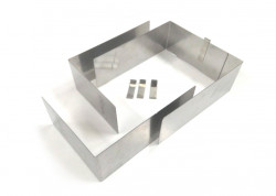 Nastavitelná forma hranatá střední (výška 8cm)