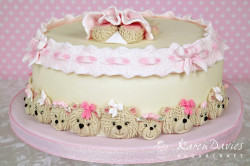 Silikonová forma medvídci lem na dort