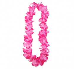 Havajský věnec Aloha růžový 1ks