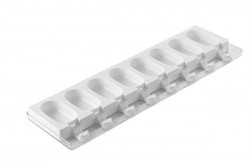 Profesionální silikonová forma na klasicky nanuky, mini