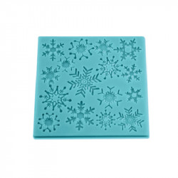 Silikonová forma sněhové vločky 10,5x10,5cm - Cakesicq
