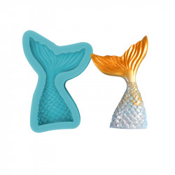 Silikonová forma ocas mořská panna 8cm