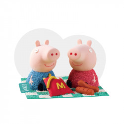 Silikonová forma velké prasátko Pepa 15x10 cm - Cakesicq