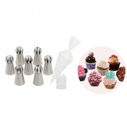 Balonové zdobící špičky 7ks a sáčky