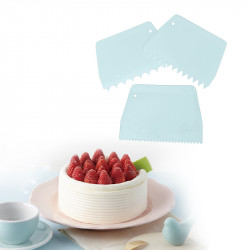 Cukrářské karty 3ks zubaté 13,5x10cm