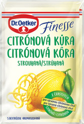 Dr. Oetker Finesse citronová kůra strouhaná (2x6 g) DO0073 dortis