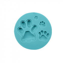 Silikonová formička psí tlapky 9,5cm