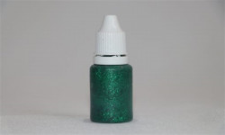 Gel na povrchy s glitry Luster Paint 15ml Emerald