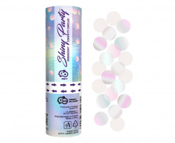 Konfety Shiny Party, fóliové kruhy, 15 cm