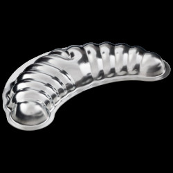 Formička vyklépávací rohlíček velký 70x26mm 20ks