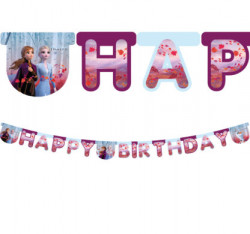 Girlanda Happy Birthday Frozen