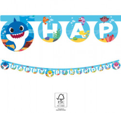 Girlanda Happy Birthday Baby Shark