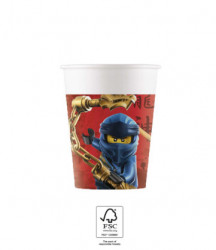 Papírové kelímky 200ml Lego Ninjago
