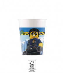 Papírové kelímky 200ml Lego city