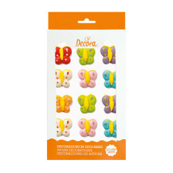 Cukrové zdobení 12ks motýlci