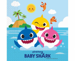 Ubrousky 33x33cm Baby Shark