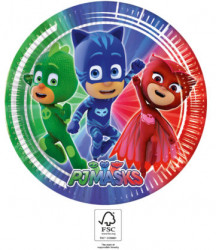 Papírový talíř na párty 23cm PJ Masks