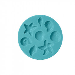 Silikonová formička mušle 3x3cm - Cakesicq