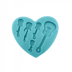 Silikonová formička kytary