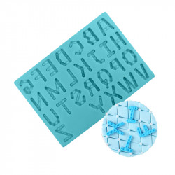 Silikonová formička abeceda Toy 14,5x10,5 cm - Cakesicq