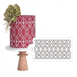 Stencil šablona na dort - Latice 40x21cm