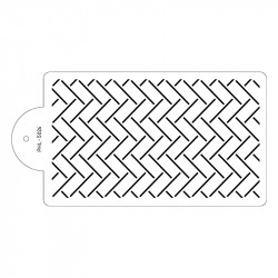 Stencil šablona na dort - Brick 40x21cm