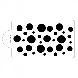 Stencil šablona na dort - Dot 40x21cm