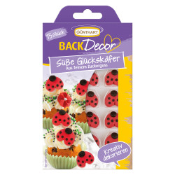 Cukrové dekorace beruška 15ks