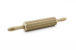 Dřevěný váleček se vzorem Seed 39cm