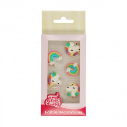 Cukrové zdobení 12ks Unicorn