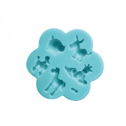 Silikonová formička zvířátka 10x9cm