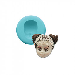 Silikonová formička obličej holčička 5cm