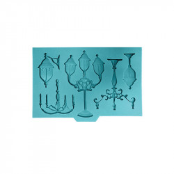 Silikonová formička lampy 13,5x9,5cm