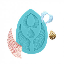 Silikonová formička andělská křídla 10x8cm