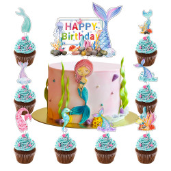 Zápich do dortu mořská panna