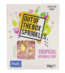 Zdobení na dort - tropický motiv 60g