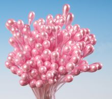 Pestíky perleťové růžové svazek