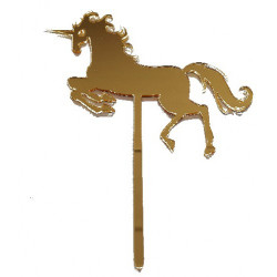 Zápich na dort jednorožec 11 x 13 cm