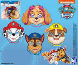 Párty papírové masky 4ks