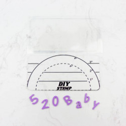 Podložka na abecedu kulatá 20x10cm