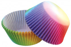 Košičky na muffiny duhové (50 ks)