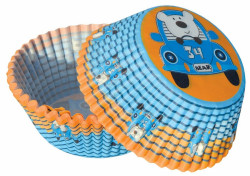 Košičky na muffiny medvídek a autíčko (50 ks)