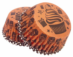 Košičky na muffiny motiv cupcakes (50 ks)