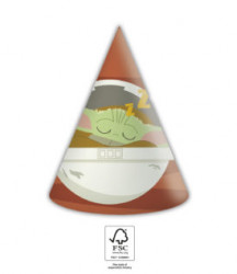 Papírové čepičky 6ks Star Wars Yoda