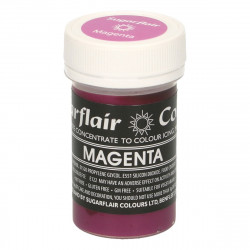 Gelová barva sugarflair magenta (25g)