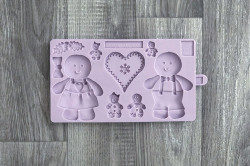 Silikonová forma perníkové postavičky