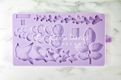 Silikonová forma listy