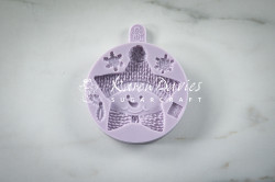 Silikonová forma sněhulák ve tvaru hvězdy CH15072