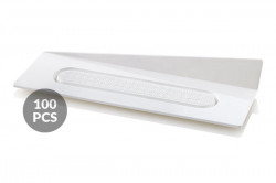 Dekorační podložka obdélník bílý 14x4cm 100ks